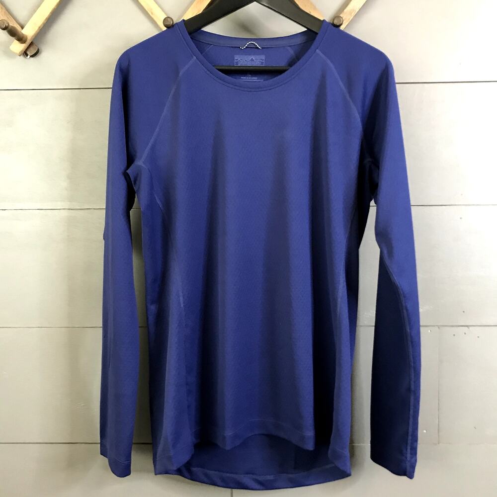 Patagonia Capilene Base Layer Long Sleeve Shirt Blue Men's Size L